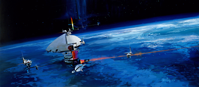 Illustration for article titled The Hungarian-Born Painter Who Immortalized America's Space Program